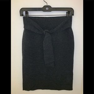 Club Monaco Knotted Pencil Skirt